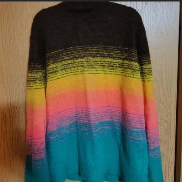 Laneus Multicolor Gradient Cardigan - Picture 3 of 4